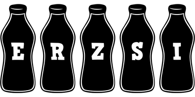 Erzsi bottle logo