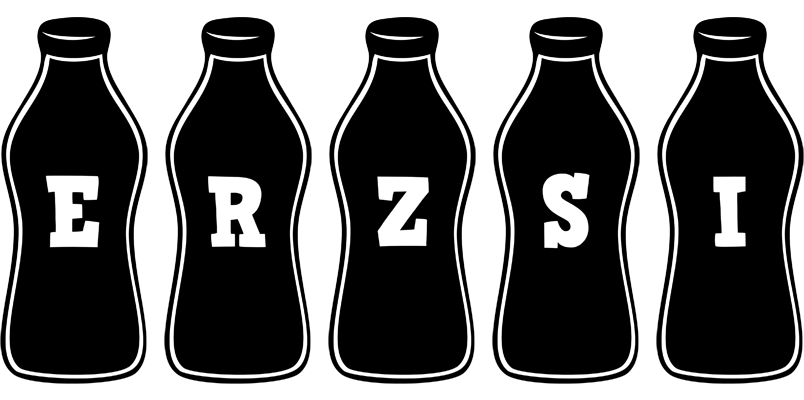 Erzsi bottle logo