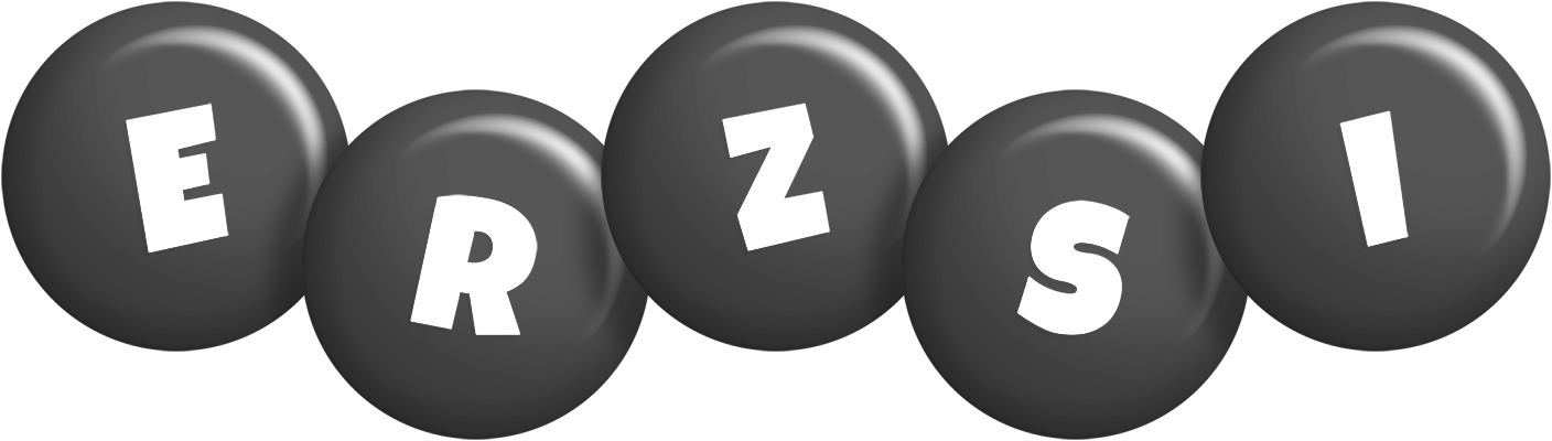 Erzsi candy-black logo