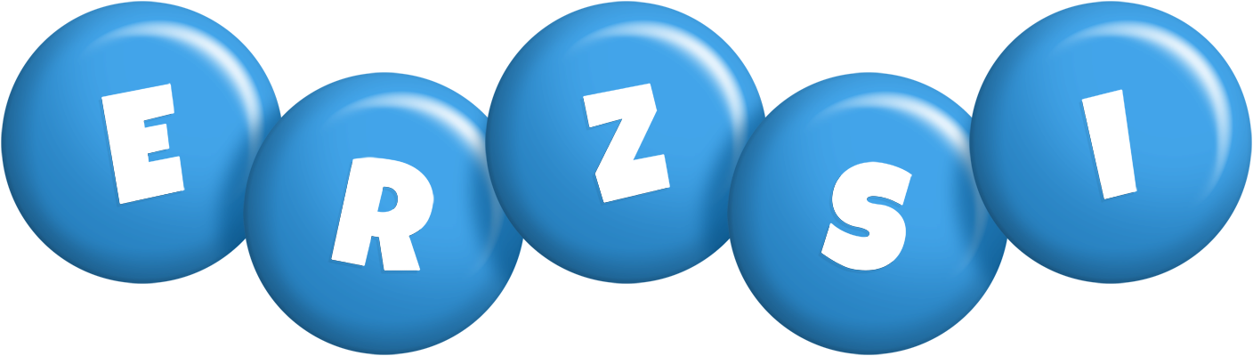 Erzsi candy-blue logo