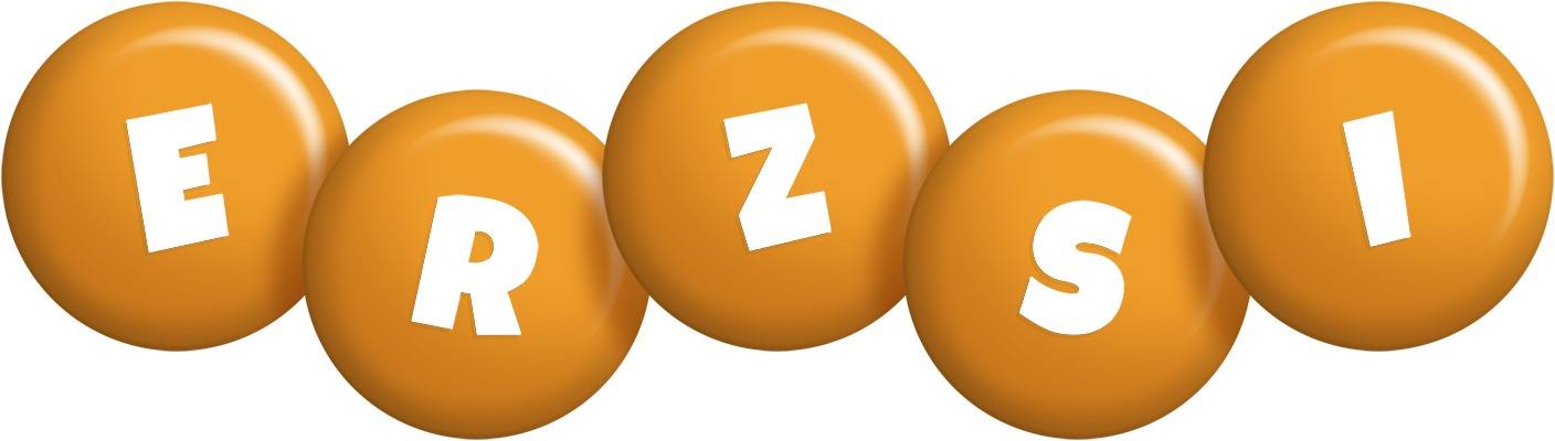 Erzsi candy-orange logo