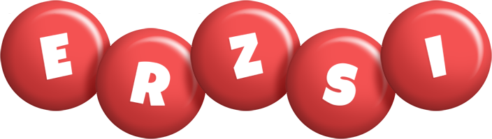 Erzsi candy-red logo