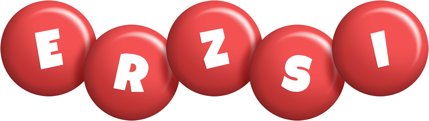 Erzsi candy-red logo