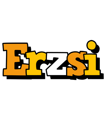 Erzsi cartoon logo