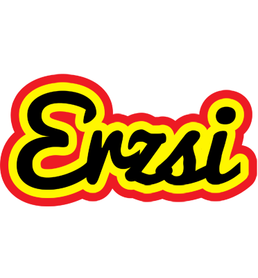 Erzsi flaming logo