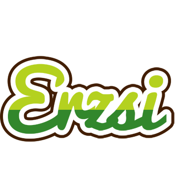 Erzsi golfing logo