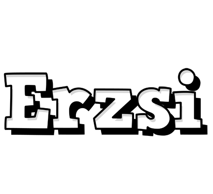 Erzsi snowing logo