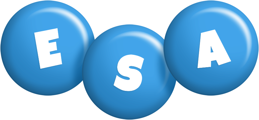 Esa candy-blue logo