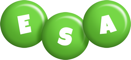 Esa candy-green logo