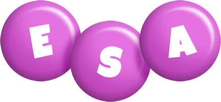 Esa candy-purple logo