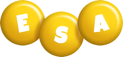 Esa candy-yellow logo