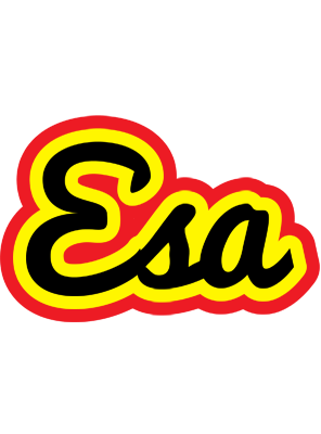 Esa flaming logo