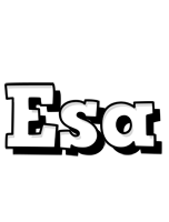 Esa snowing logo