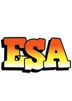 Esa sunset logo