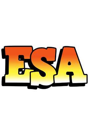 Esa sunset logo