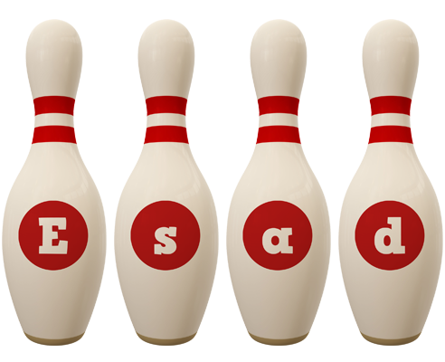 Esad bowling-pin logo