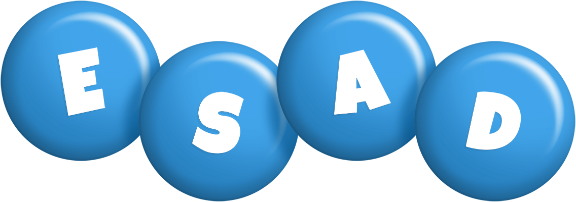 Esad candy-blue logo