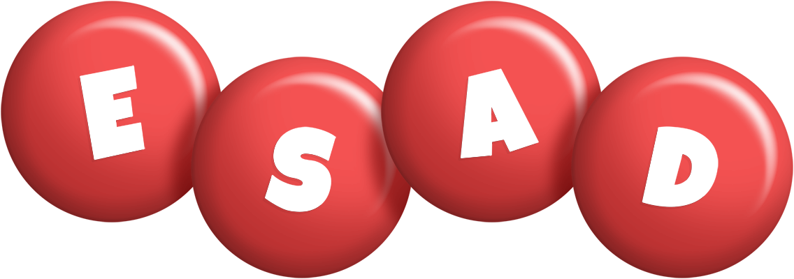Esad candy-red logo