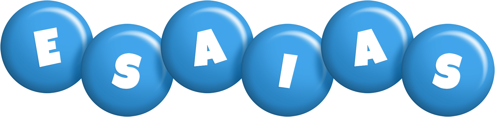 Esaias candy-blue logo