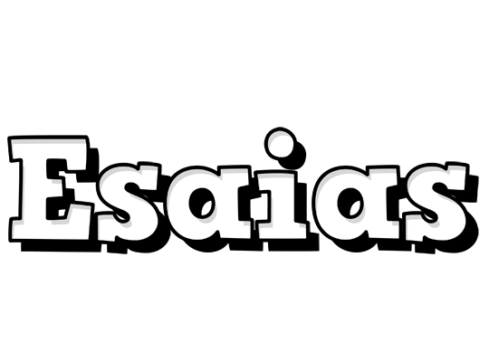 Esaias snowing logo