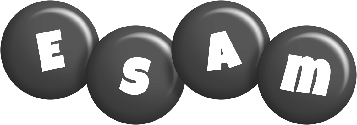 Esam candy-black logo