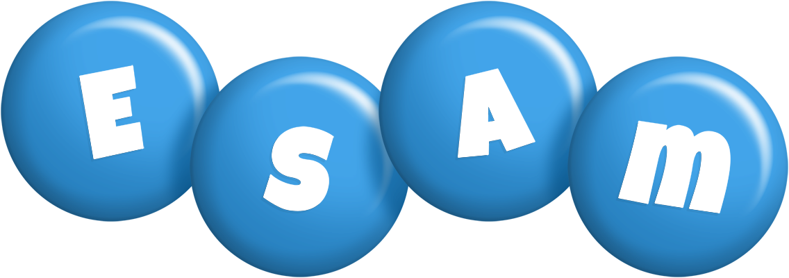 Esam candy-blue logo