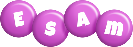 Esam candy-purple logo