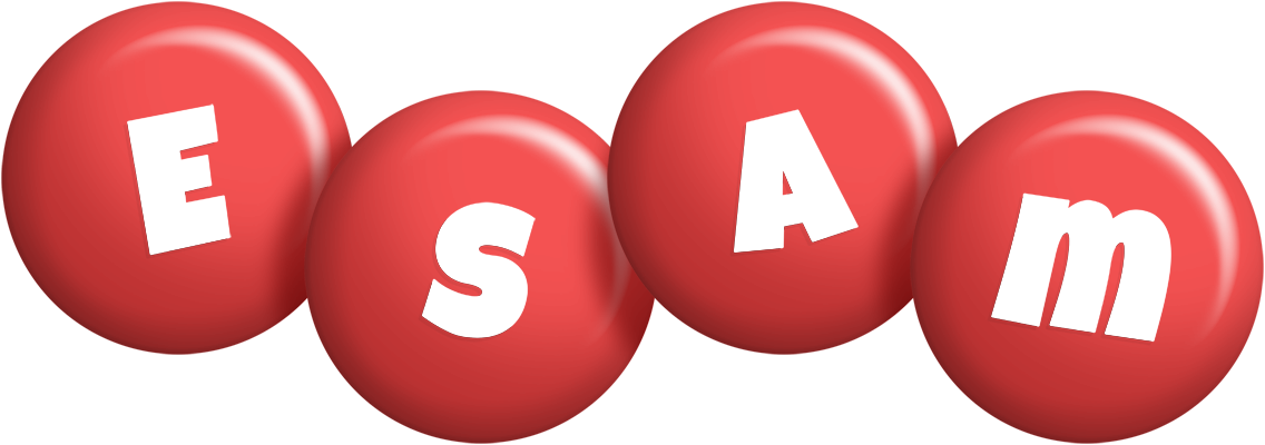 Esam candy-red logo