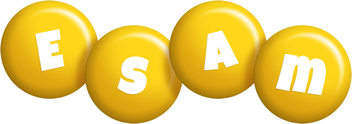 Esam candy-yellow logo