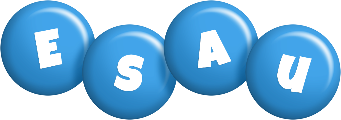Esau candy-blue logo