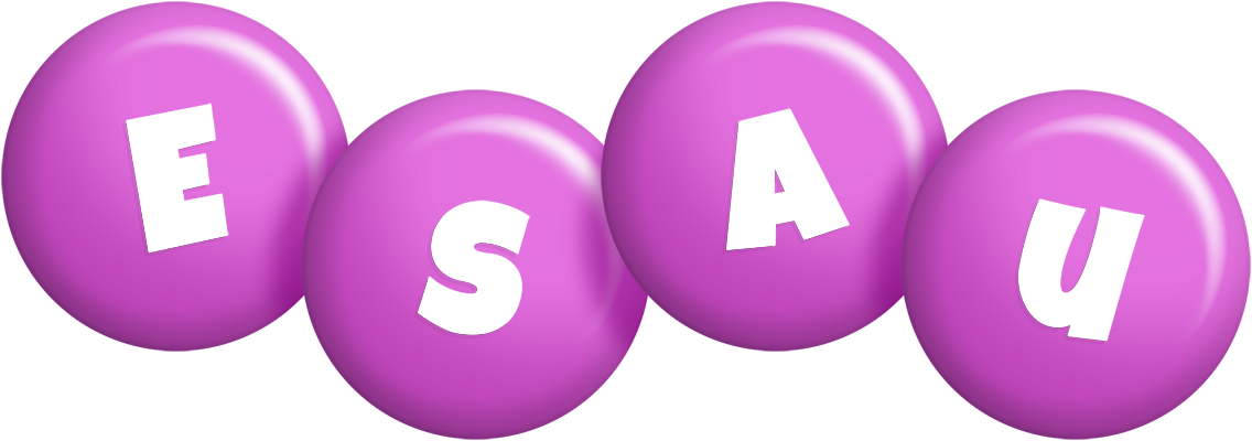 Esau candy-purple logo