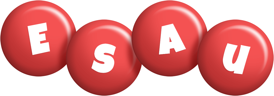 Esau candy-red logo