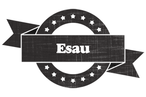 Esau grunge logo