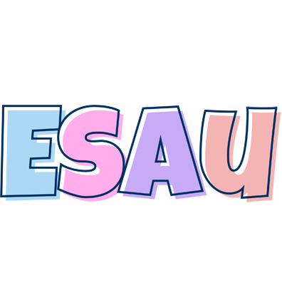 Esau pastel logo