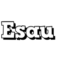Esau snowing logo