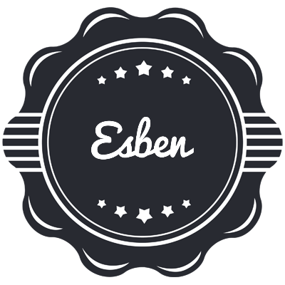 Esben badge logo