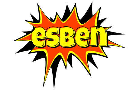 Esben bazinga logo