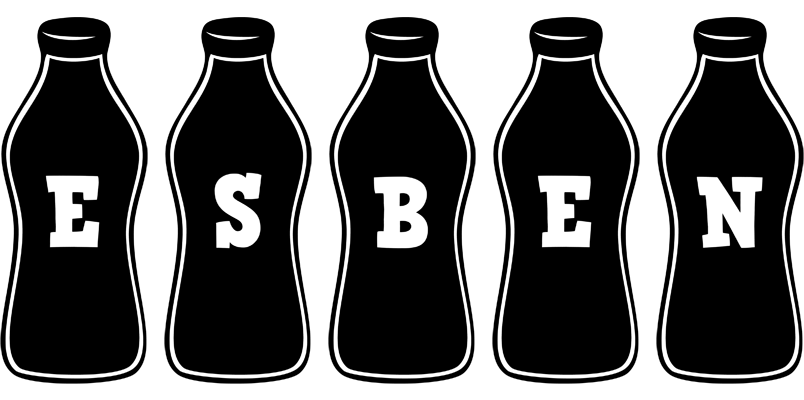 Esben bottle logo