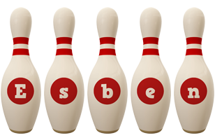 Esben bowling-pin logo