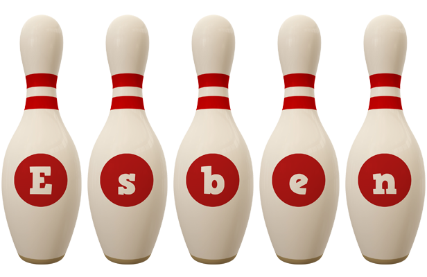 Esben bowling-pin logo