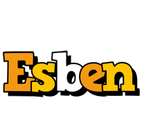 Esben cartoon logo