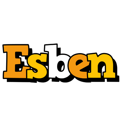 Esben cartoon logo