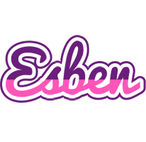 Esben cheerful logo