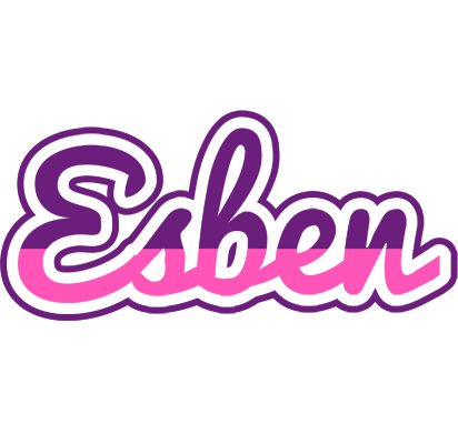 Esben cheerful logo