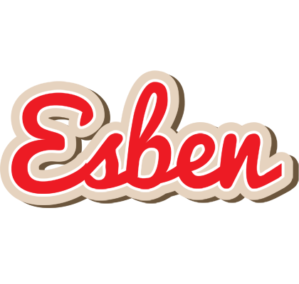 Esben chocolate logo