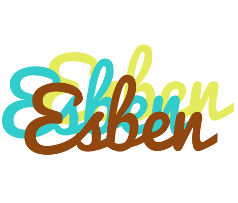Esben cupcake logo