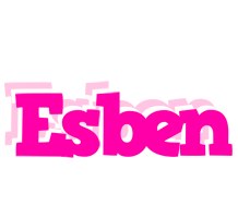 Esben dancing logo