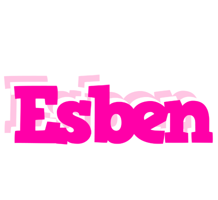 Esben dancing logo