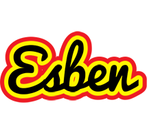 Esben flaming logo