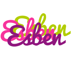 Esben flowers logo